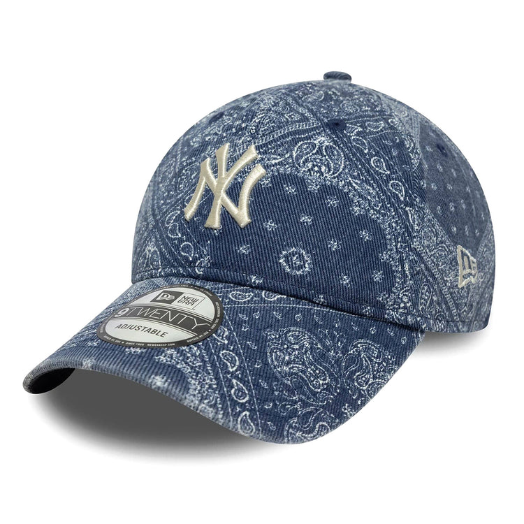 Washed Paisley 9TWENTY® New York Yankees - Cappellino Blu Navy 60771823 NVY NEW ERA 
