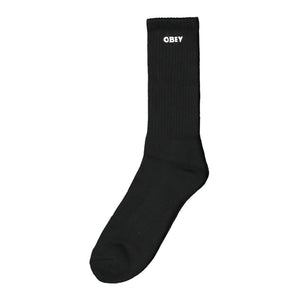 Obey Bold Socks - Calzini Neri 100260144 BLK OBEY 