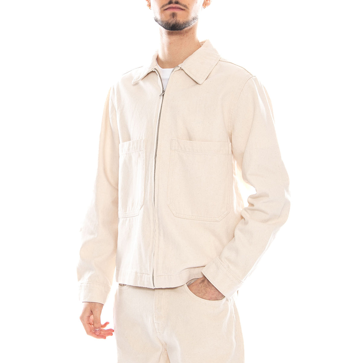 Cassel 5559 PIM Ecru DNM Jacket NOOS - Giacca Uomo Bianca 22035559 ECRU ONLY & SONS 