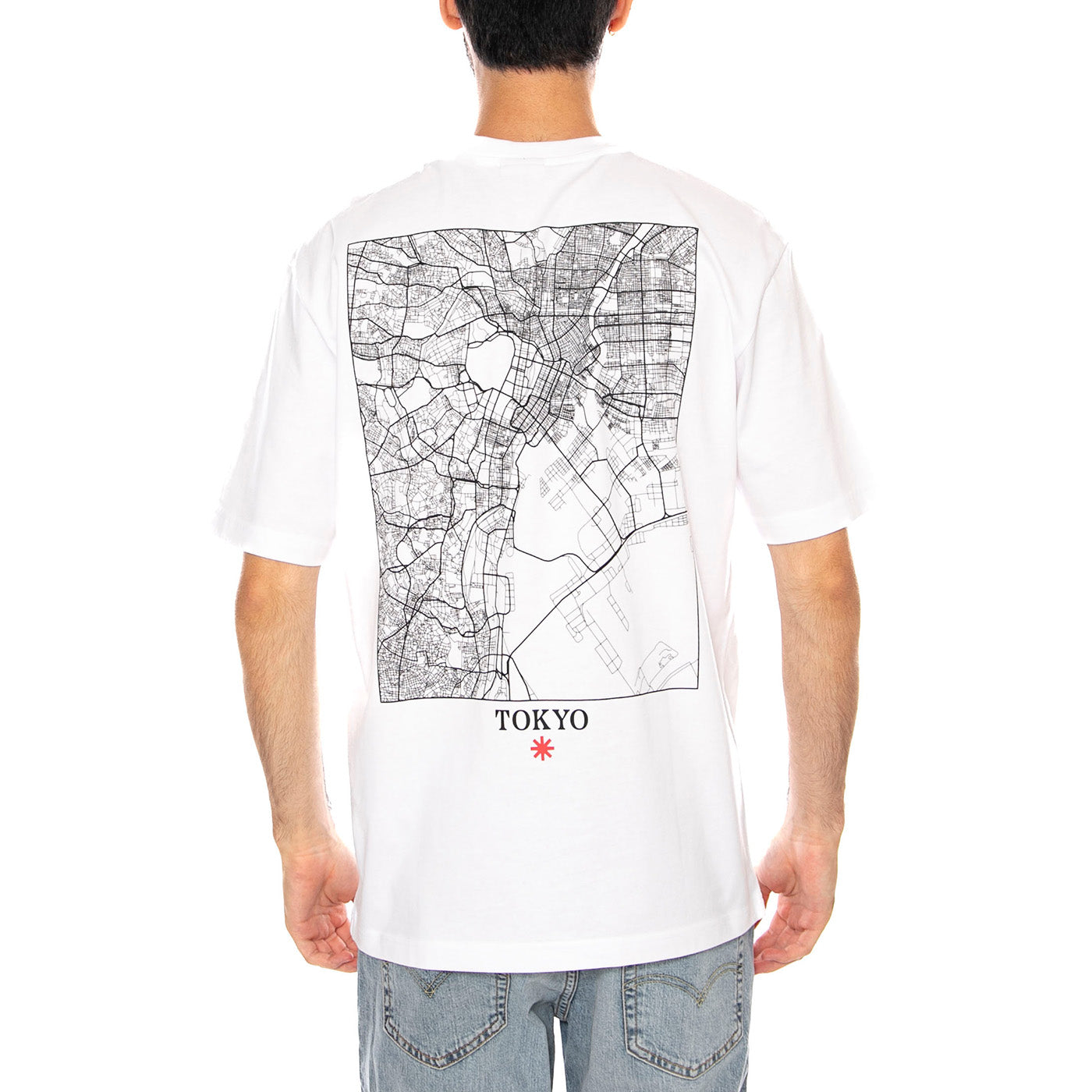 ONSFRED BLUEPRINT LIFE RLX BRIGHT WHITE - Maglietta Girocollo Uomo Bianca 22038318 BGW ONLY & SONS 