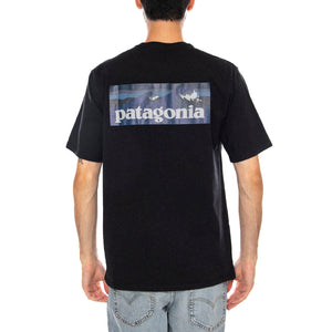 M'S BOARDSHORT LOGO POCKET RESPONSIBILI-TEE BLACK - Maglietta Girocollo Uomo Nera 37655 INBK PATAGONIA 