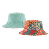 BABY SUN BUCKET HAT HOT EMBER - Chapeau de pêcheur double face multicolore ACCESSOIRES PATAGONIA