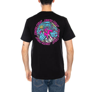 ROSKOPP MONSTER STRIP T-SHIRT - Maglietta Girocollo Uomo Nera SCA-TEE-13293 BLK SANTA CRUZ 