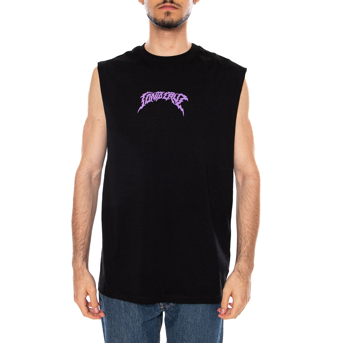 OUT OF TIME TANK BLACK - Canotta Uomo Nera SCA-VST-0846 BLK SANTA CRUZ 