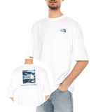 M LQD BOX NSE OS SS TEE - T-shirt Crewneck Homme Blanc Homme THE NORTH FACE