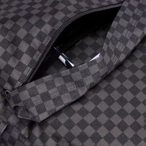 Old Skool Check Backpack Black / Charcoal - Zaino Nero / Grigio VN000H4X BA51 VANS 