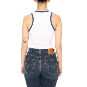 RETRO SPEED TANK WHITE - Canotta Donna Bianca VN000XDQ WHT1 VANS 