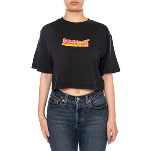 Y2K BOHO RELAX CROP SS - Maglietta Girocollo Donna Nera VN000XDY BLK1 VANS 