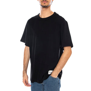 SS Solid Tee Black - Maglietta Girocollo Uomo Nera 112365120 BLK WRANGLER 