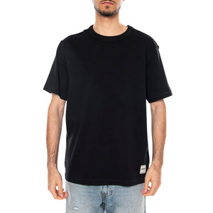SS Solid Tee Black - Maglietta Girocollo Uomo Nera 112365120 BLK WRANGLER 