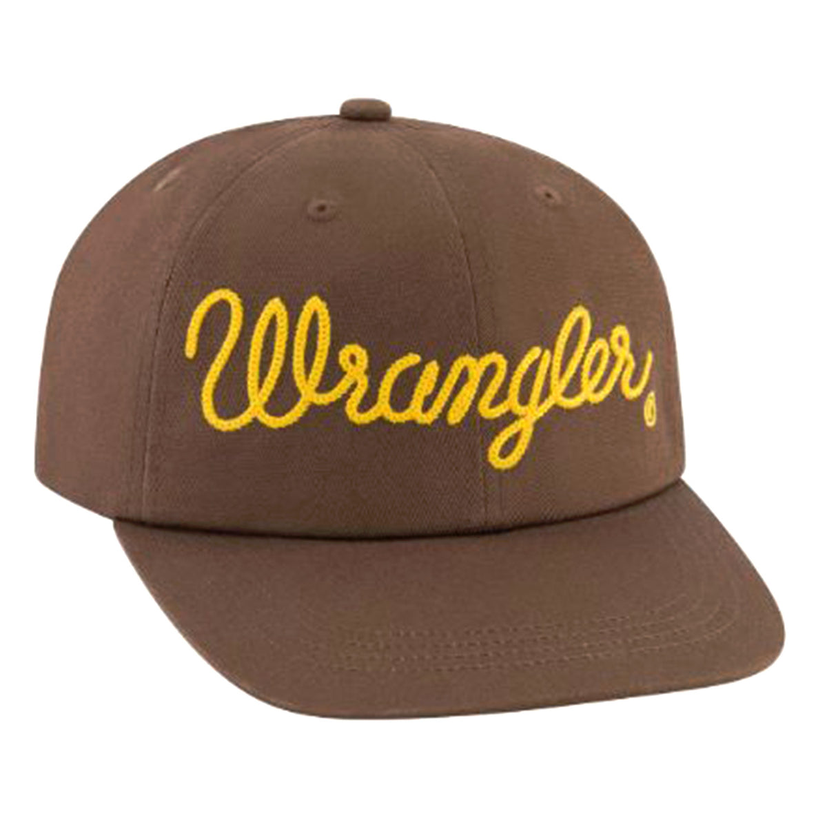 ROPE LOGO CAP BRACKEN, OS Brown - Cappellino con Visiera Marrone 112378825 BRN WRANGLER 