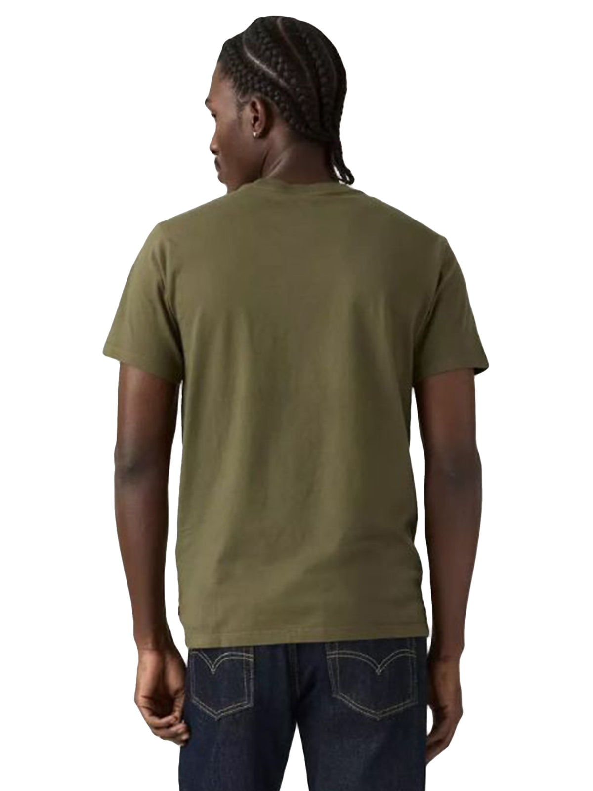 HOUSEMARK GRAPHIC TEE HM SSNL TECH OLIVE NIGHT - Maglietta Girocollo Uomo Verde 22489-0153 . LEVIS 