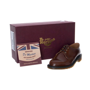 1461 Boanil Brush - Brown - Scarpe Stringate Profilo Basso Uomo Marroni - Made in England DMP1461TNBB16069220 . DR.MARTENS 