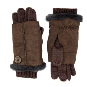3 in 1 Knit Combo Gloves - Brown - Guanti Marroni UGA620113IN1KCGCH . UGG 