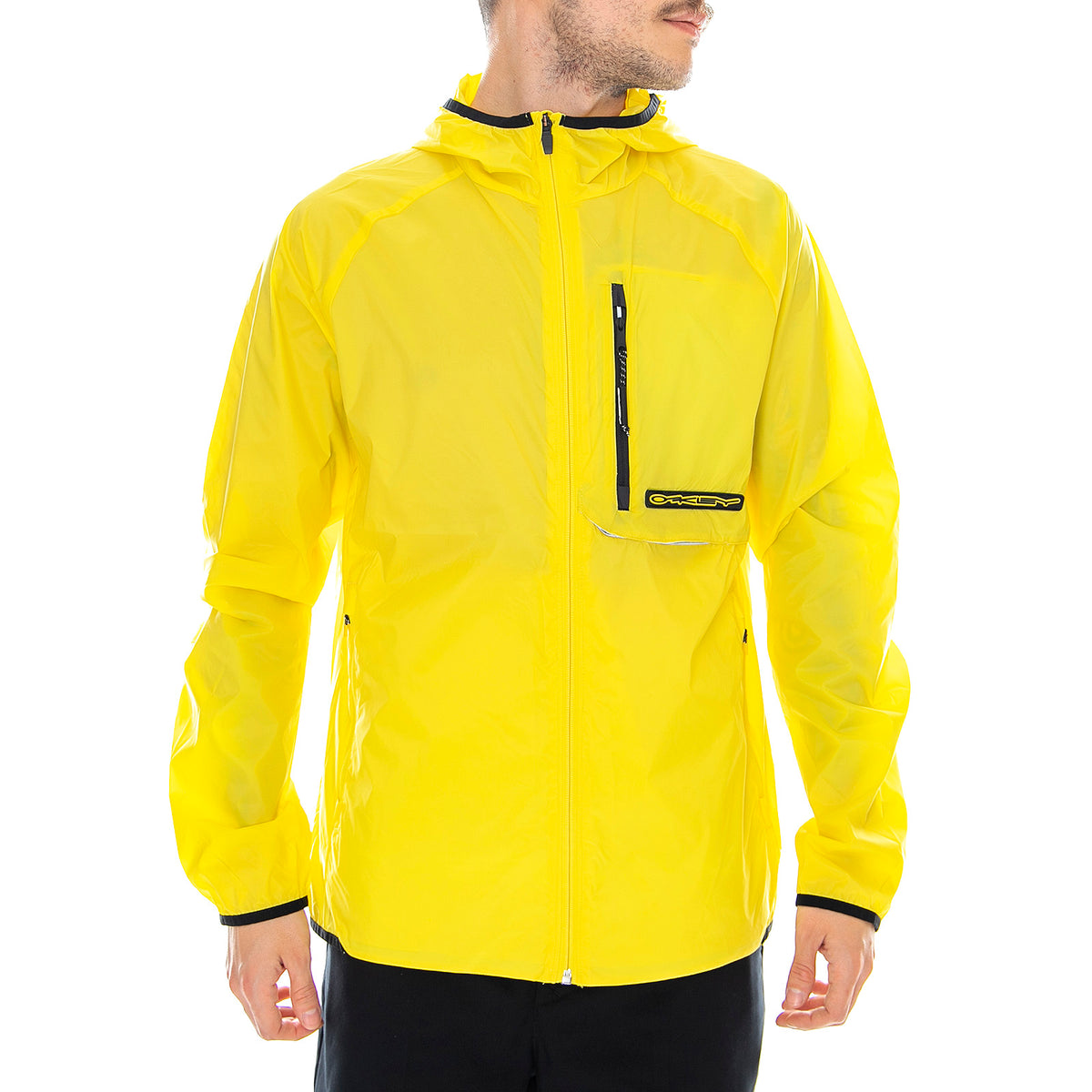 Stretch Logo Patch Packable Jacket - Radiant Yellow - Giacca Estiva Uomo Gialla FOA400203-5RY . OAKLEY 