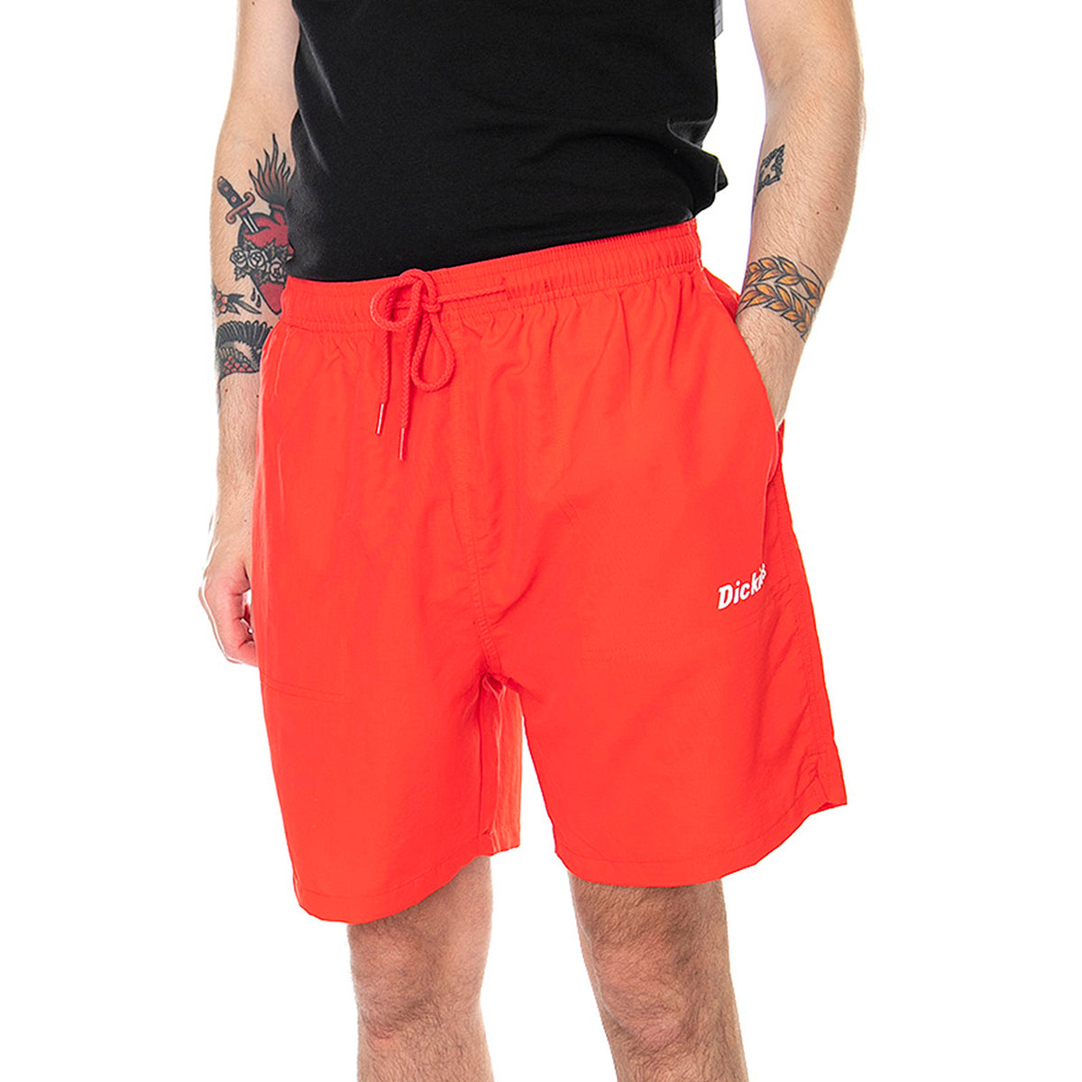 Rifton Shorts - Fiery Red - Bermuda Uomo Rossi 01 220146-FR . DICKIES 