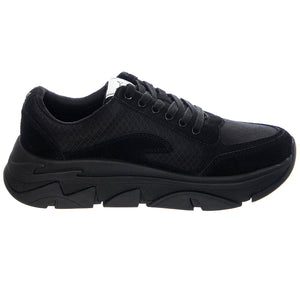 Space Shoes - Black - Scarpe Stringate Profilo Basso Uomo Nere NWMSPACE-BLACK . NAKED WOLFE 