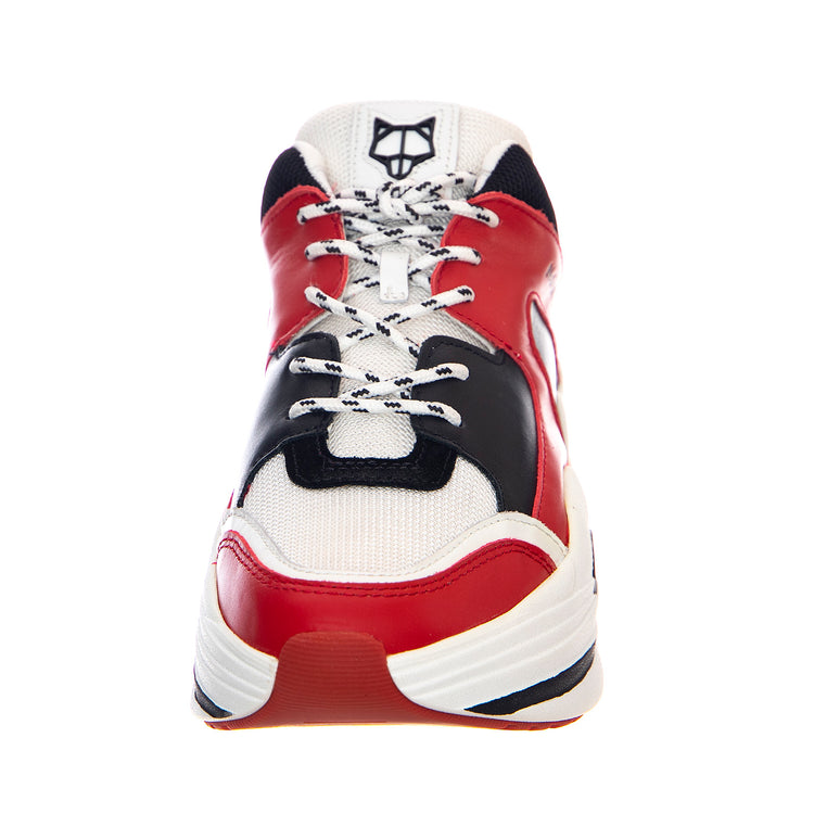 Titan Sneakers - Red / Combo - Scarpe Profilo Basso Uomo Multicolore NWMTITAN-RED . NAKED WOLFE 
