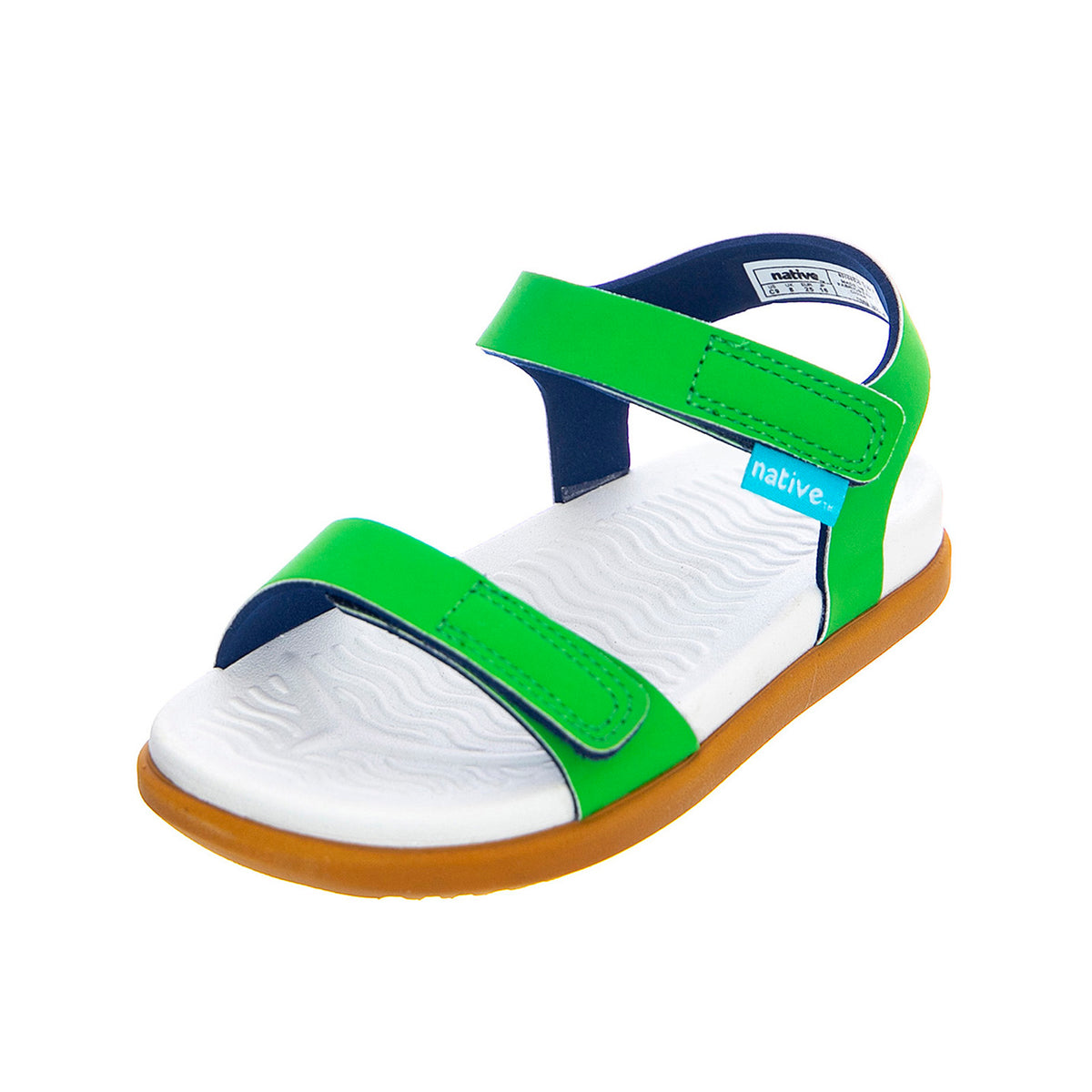 Charley Child Sandals - Green / White / Brown - Sandali Bambino Verdi / Multicolore 63105500-3164 . NATIVE 