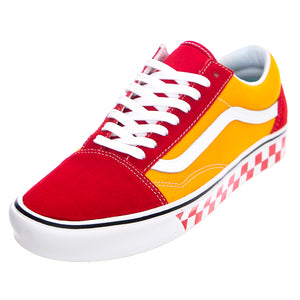 Tape Mix ComfyCush Old Skool Sneakers - Red / Cadmium - Scarpe Profilo Basso Uomo Multicolore VN0A3WMAWX41 . VANS 