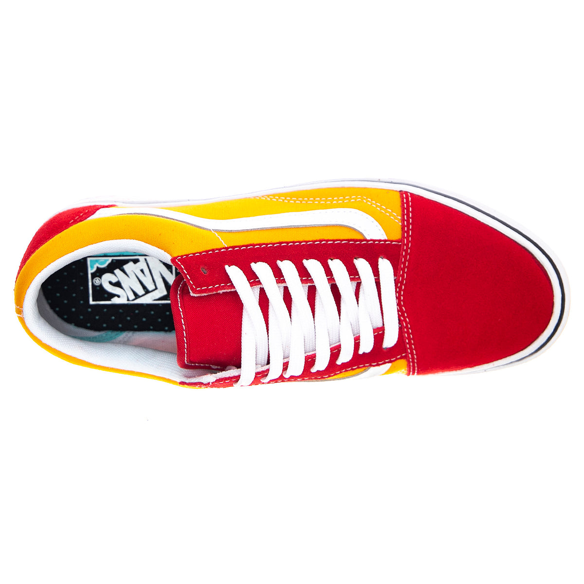 Tape Mix ComfyCush Old Skool Sneakers - Red / Cadmium - Scarpe Profilo Basso Uomo Multicolore VN0A3WMAWX41 . VANS 