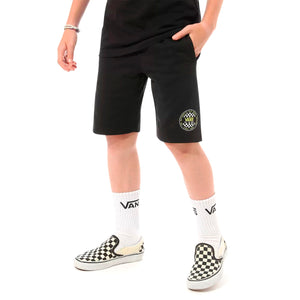 Boy Pile Og Checker Shorts - Black - Bermuda Bambino Neri VN0A4MQ6BLK1 . VANS 
