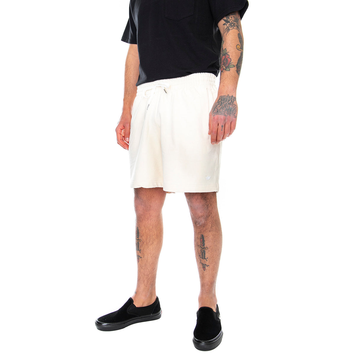 Mens Adicolor Pemium Shorts - White - Bermuda Uomo Bianchi GN3367 . ADIDAS 