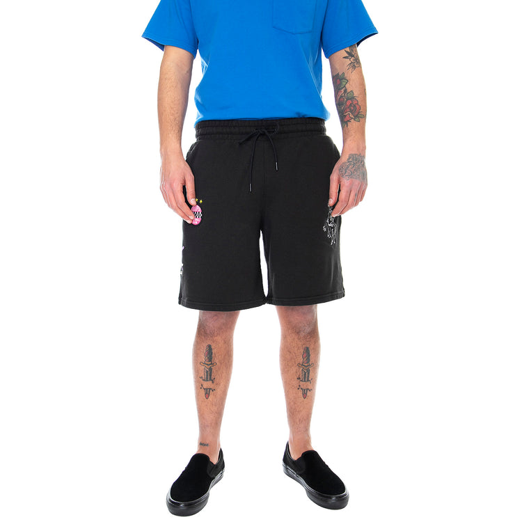 Mens Puma x Kidsuper Stud Shorts - Black - Bermuda Uomo Neri 53055101 . PUMA 
