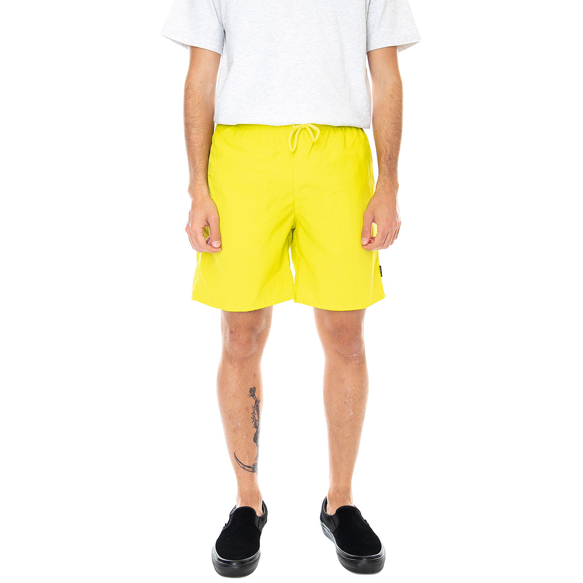 Mens Fuck It Easy Shorts - Hot Lime - Bermuda Uomo Gialli PT00118-HTLIM . HUF 