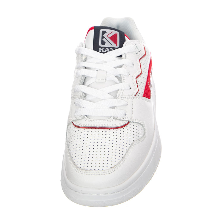 Mens Kani 89 Shoes - White / Red - Scarpe Stringate Profilo Basso Uomo Bianche KRSKKFWM000004 . KARL KANI 
