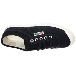 Solid - Scarpe Stringate Profilo Basso Uomo / Donna Nere KWS192495-1001 . KAWASAKI 