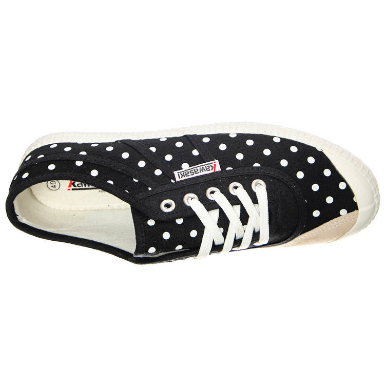 Polka 202421 - Scarpe Stringate Profilo Basso Donna Nere KWS202421-1001 . KAWASAKI 