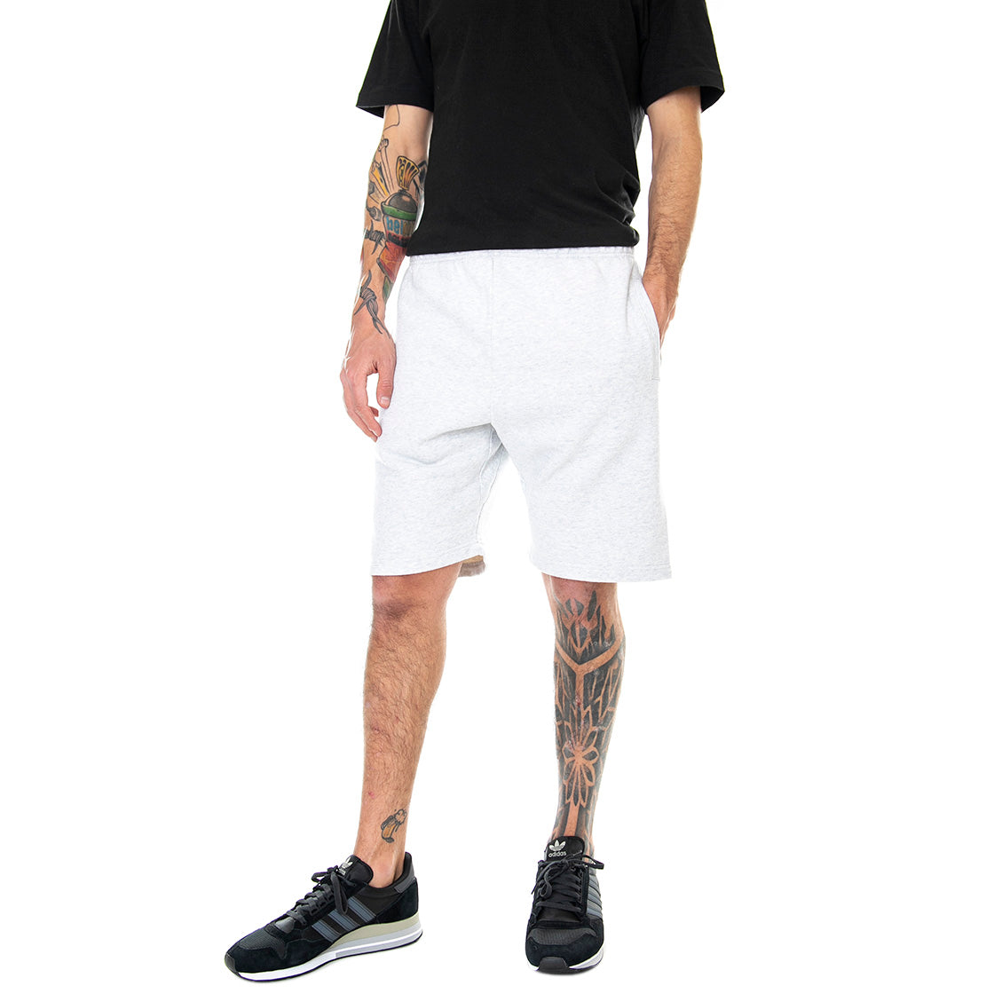 Pocket Sweat Short Ash Heather - Bermuda Uomo Grigi I027698-482XX . CARHARTT WIP 