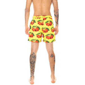 Cherry Allover - Costume da Bagno Uomo Multicolore / Giallo 22SITK70-YELLOW . IUTER 