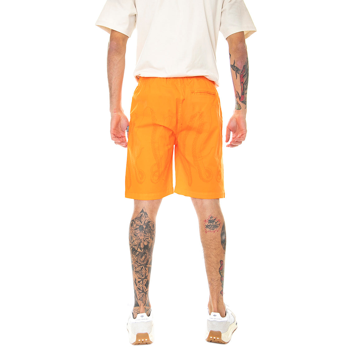 Outline Jogger - Bermuda Uomo Arancioni 22SOJS03-ORANGE . OCTOPUS 