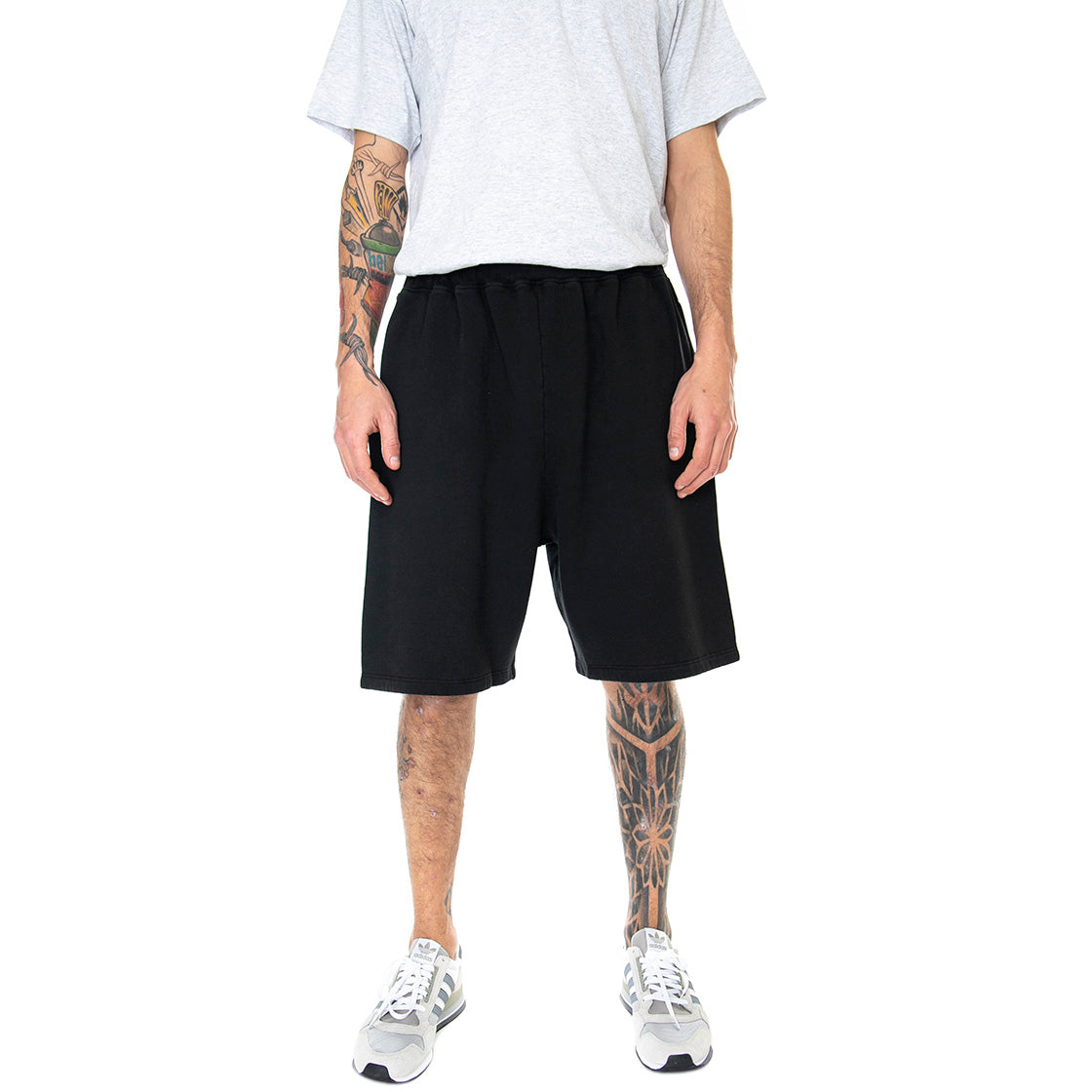 Hybrid - Bermuda Uomo Neri SRAR30155-BLK . ARIES 