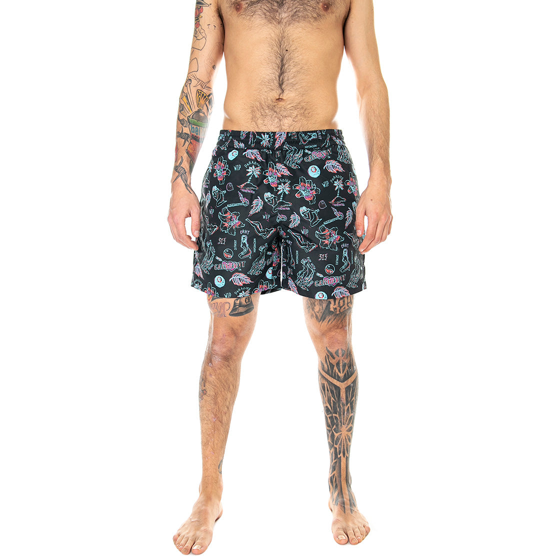 Drift Trunk Paradise Print, Blue - Costume da Bagno Uomo Multicolore I015812.09P.00.03 . CARHARTT WIP 
