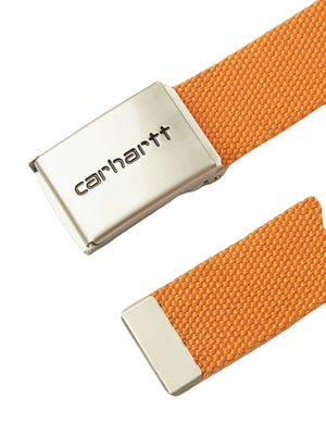 CLIP BELT CHROME CLOCKWORK ORANGE - Cintura Arancione I019176.08O.00.06 . CARHARTT WIP 