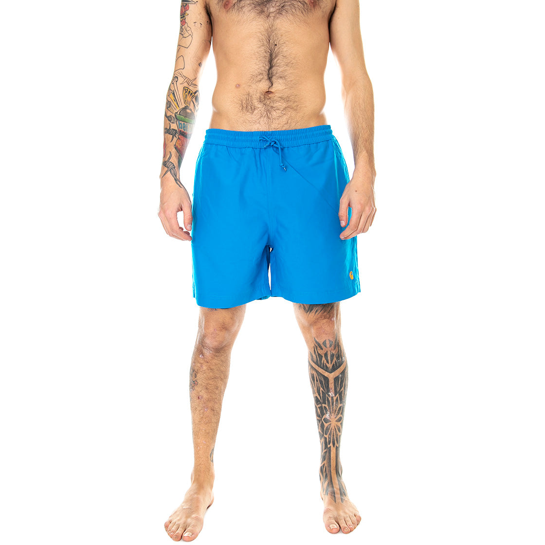Chase Trunk Azzuro / Gold - Costume da Bagno Uomo Blu I026235.08M.90.03 . CARHARTT WIP 