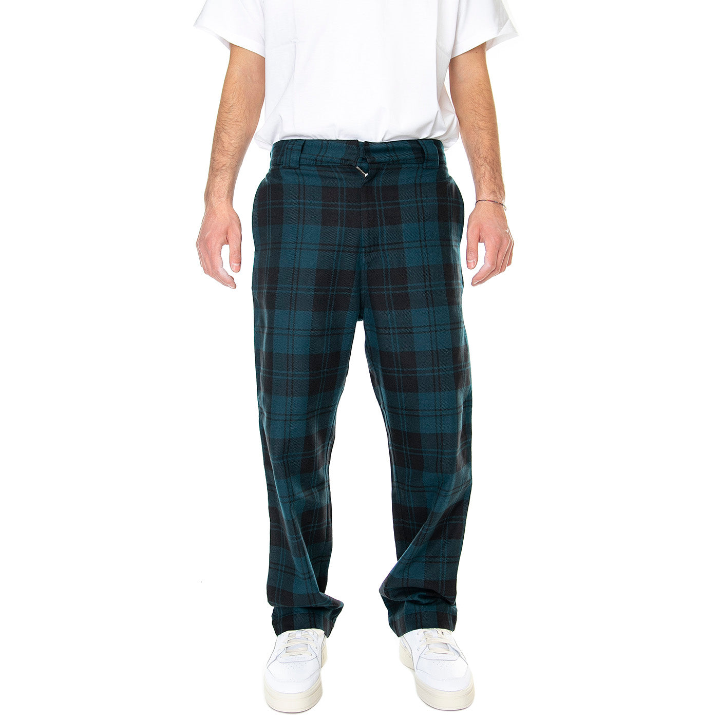 Pulford Pant Pulford Check, Duck Blue - Pantaloni Denim Jeans Uomo Multicolore I026998.05B.90.03 . CARHARTT WIP 