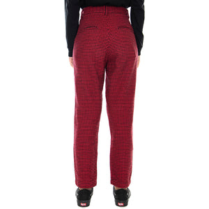 W' Norvell Pant Black / Cardinal Check - Pantaloni Donna Neri / Rossi I027000.9N.90.03 . CARHARTT WIP 