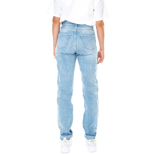 W' Page Carrot Pant Blue LSW - Pantaloni Denim Jeans Donna Blu I027403.01.47.00 . CARHARTT WIP 