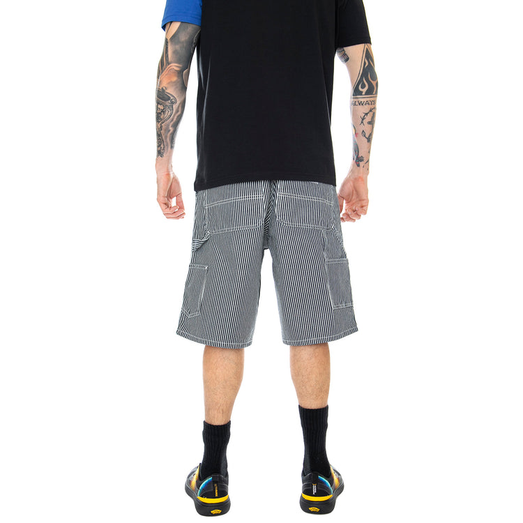 Single Knee Shorts - Blue / White - Bermuda Uomo Blu / Bianchi I027947.981.02.00 . CARHARTT WIP 