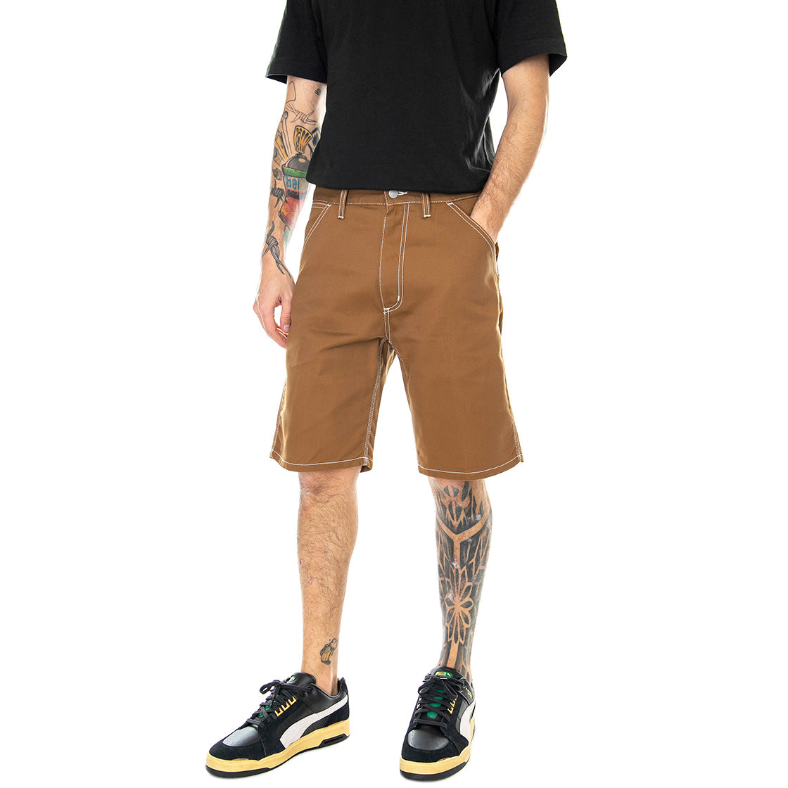 Penrod Short Hamilton Brown - Bermuda Uomo Marroni I027949.HZ.01.00 . CARHARTT WIP 