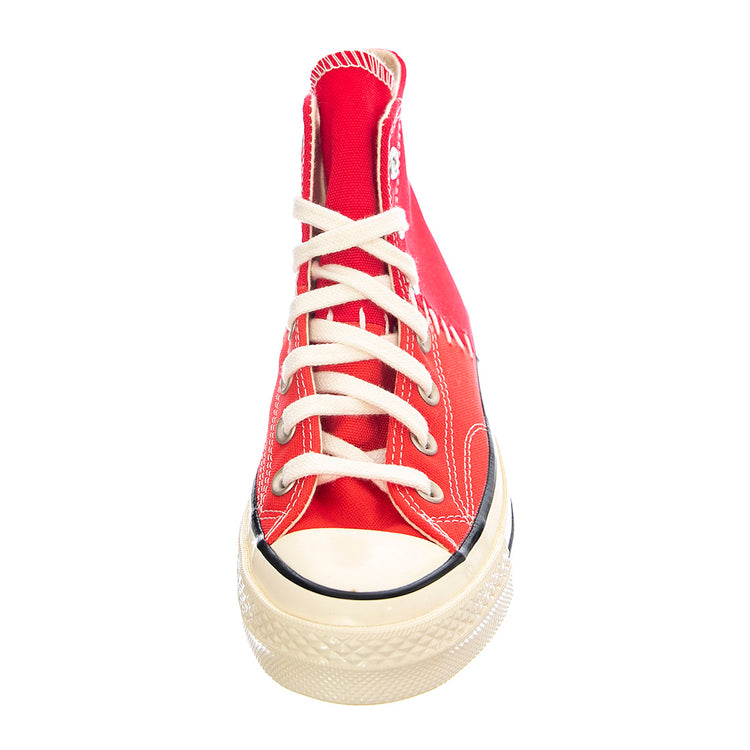 Chuck 70 Restructured Red/ Sedona Red / Egret - Scarpe Stringate Porfilo Alto Uomo Rosse 164554C-001 . CONVERSE 