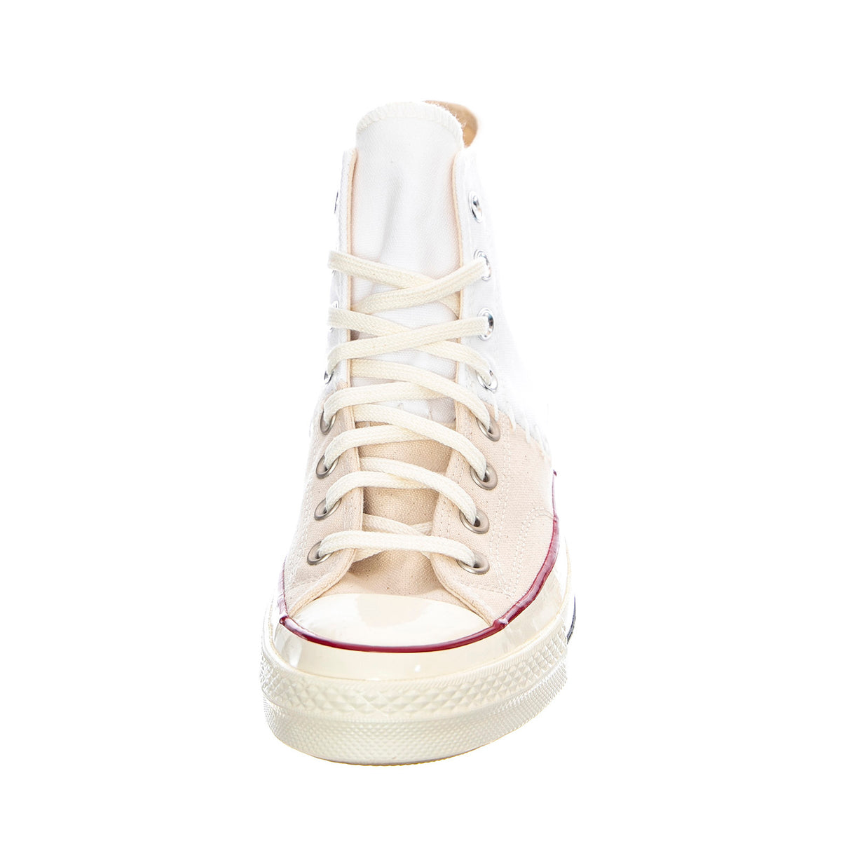 Chuck 70 Reconstructed Canvas Hi Sneakers - White / Egret - Scarpe Profilo Alto Uomo Bianche 164556C . CONVERSE 