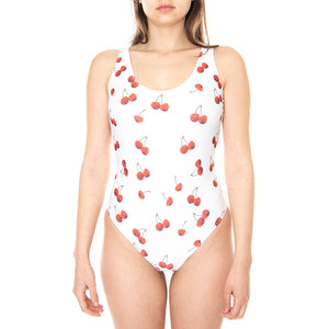 Cherry Ruffle - Costume da Bagno Donna Bianco 6003-09 . OAS 