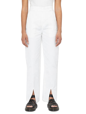 PHOENIX SPLIT HEM WHITE - Pantaloni Donna Bianchi DK0A4YGCWHX1 . DICKIES 