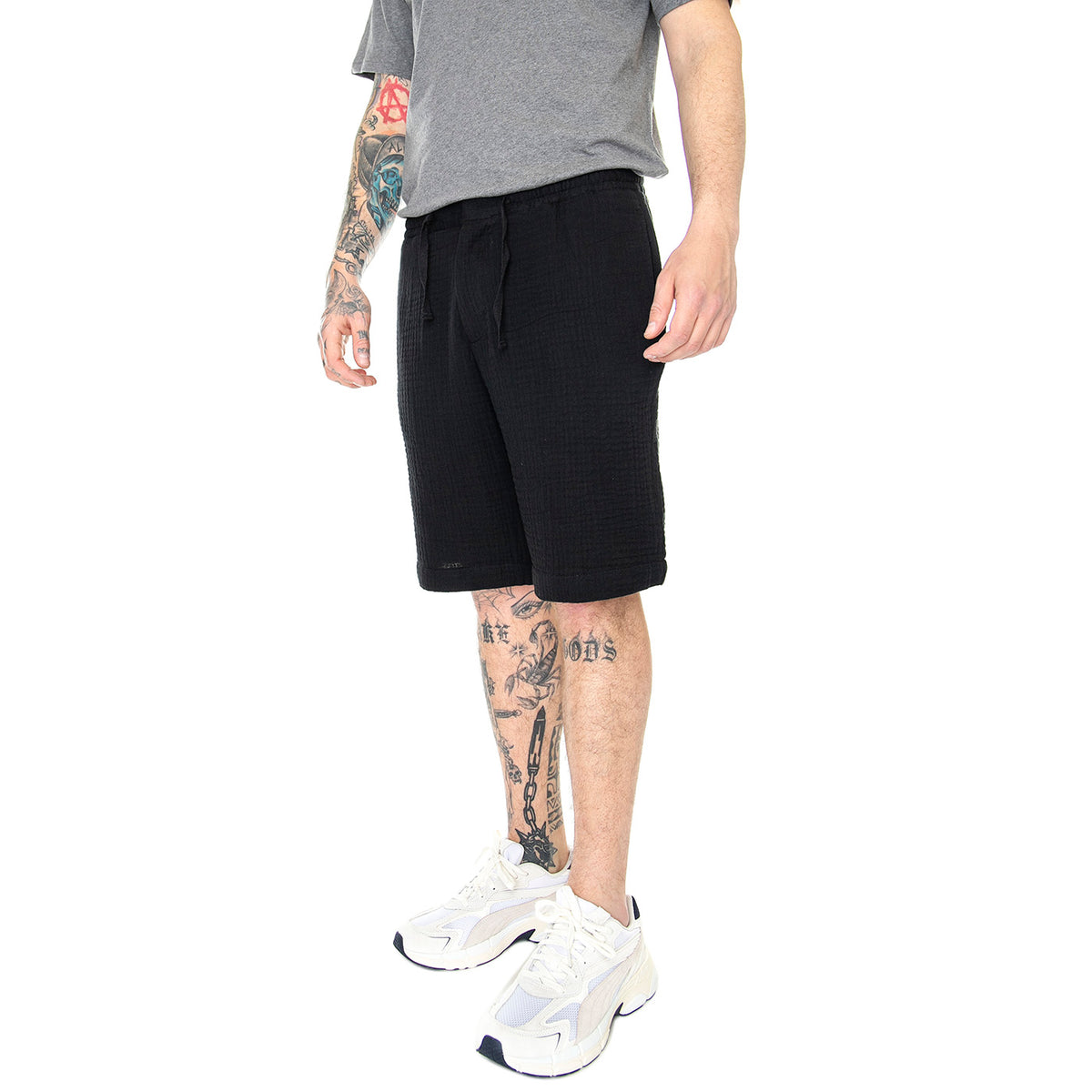 Ralston Shorts Black - Bermuda Uomo Neri 330776-110 . ELVINE 