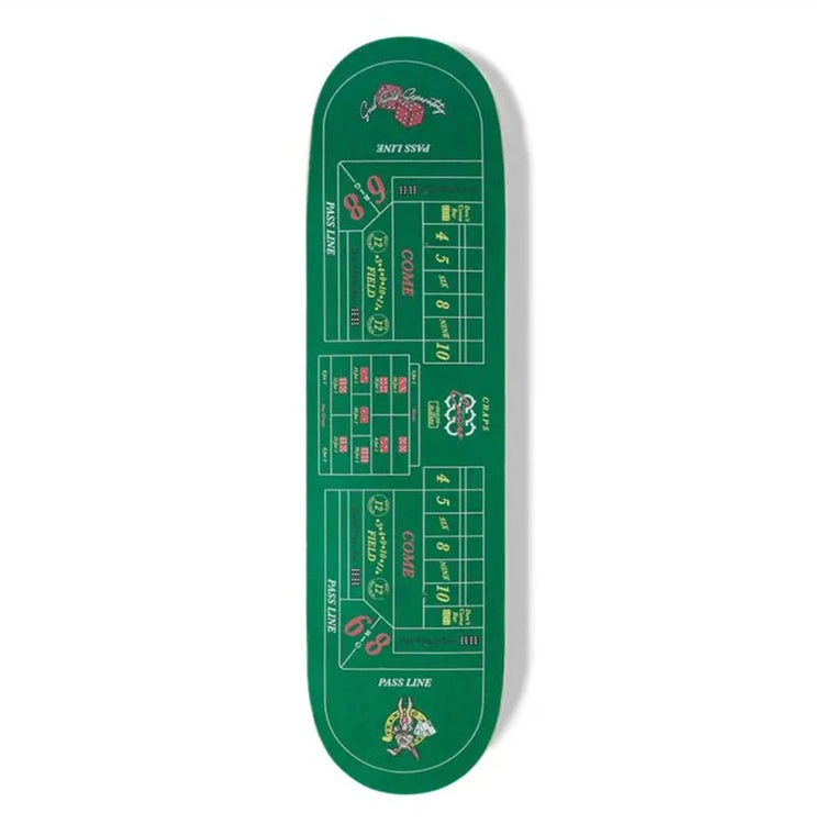 HUF X FREDDIE GIBBS CRAPS SKATE DECK GREEN - Tavola da Skate Verde AC00914 . HUF 